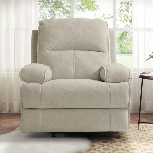 Harkawon Swivel Glider Rocker Recliner Chair for Nursery