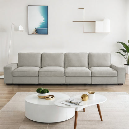 Harkawon Modular Sofa Couch with Large Seats Storage