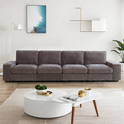 Harkawon Modular Sofa Couch with Large Seats Storage