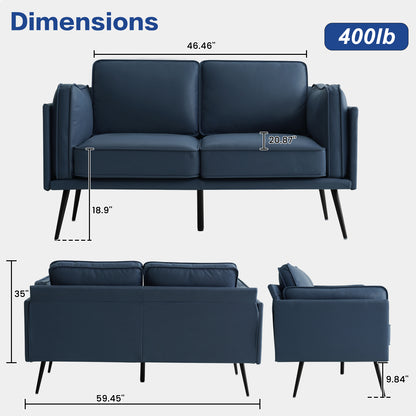 Harkawon 60" Love seat Couches